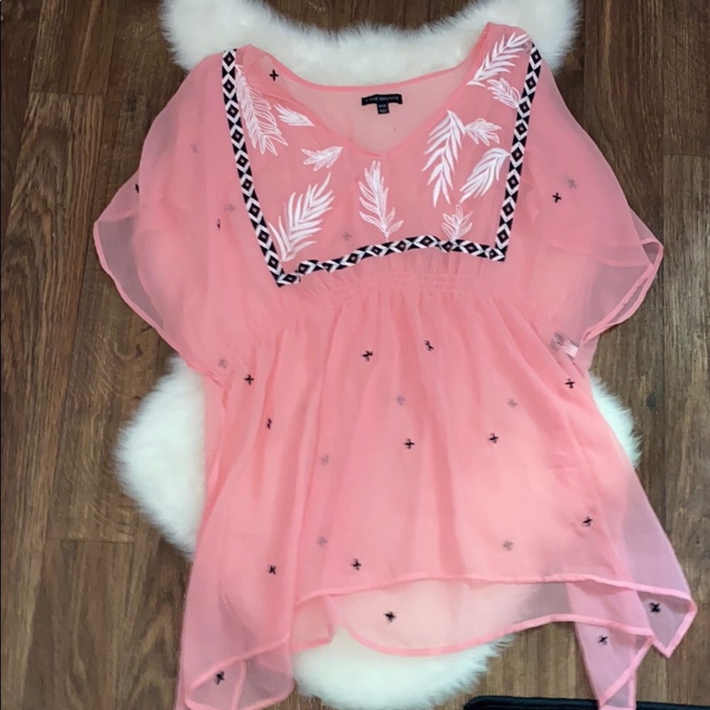 Lane Bryant flowy top